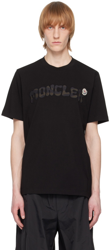 Photo: Moncler Black Patch T-Shirt