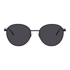 Bottega Veneta Black Round Sunglasses