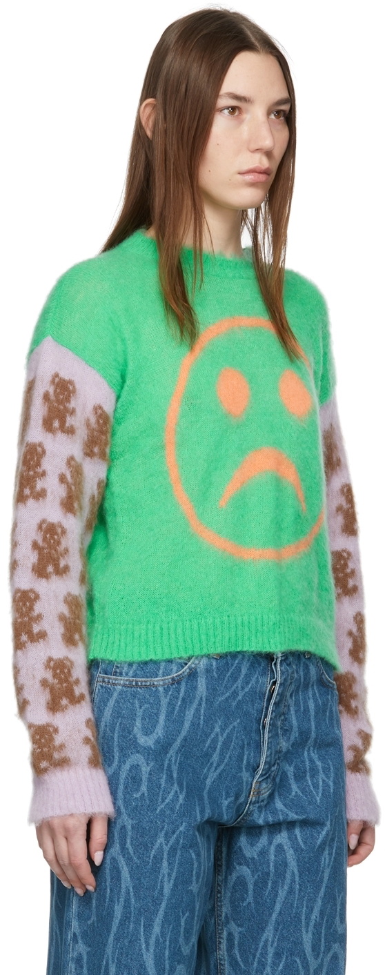Ashley Williams Multicolor Knit Patterned Sweater