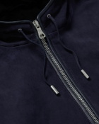 Mr P. - Suede Hoodie - Blue