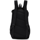 Pleats Please Issey Miyake Black Single ZipBias Pleats Backpack