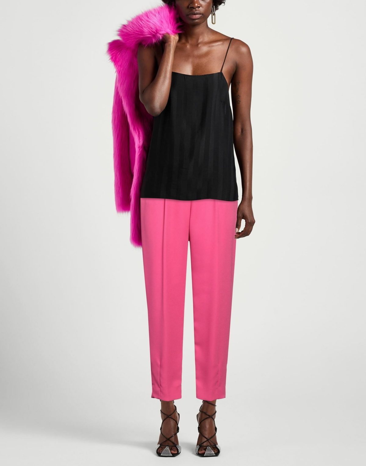 Manila Grace Womens Pants Fuchsia
