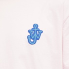 JW Anderson Men's Anchor Patch T-Shirt in Pale Pink