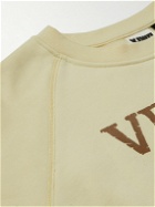 Y,IWO - Printed Cotton-Jersey Sweatshirt - Neutrals