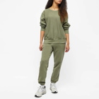 Les Tien Women's Classic Sweat Pant in Moss