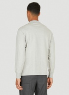 Mock Neck Long Sleeve T-Shirt in Grey