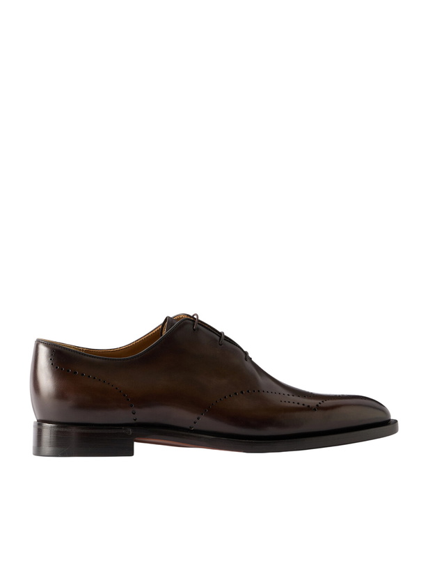 Photo: Berluti - Alessandro Ajoure Leather Oxford Shoes - Brown