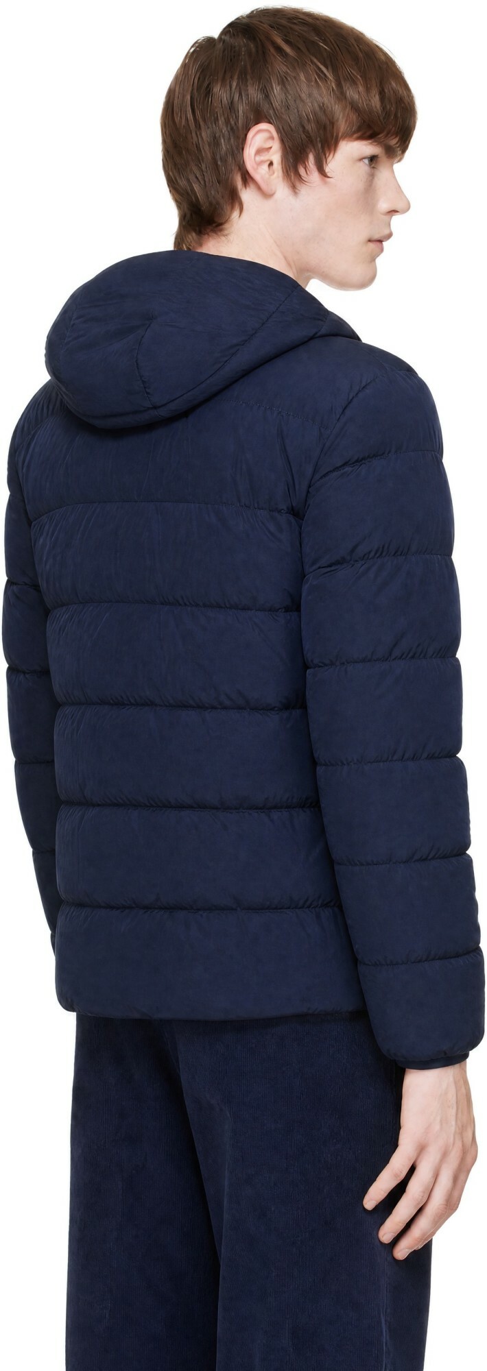 C.P. Company Navy Chrome-R Goggle Down Jacket