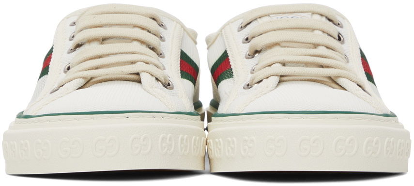 Gucci Off-White Mesh 'Gucci Tennis 1977' Sneakers