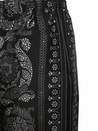 VERSACE - Studs Print Silk Twill Shorts