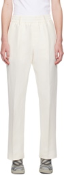 Burberry Off-White Lightweight Trousers