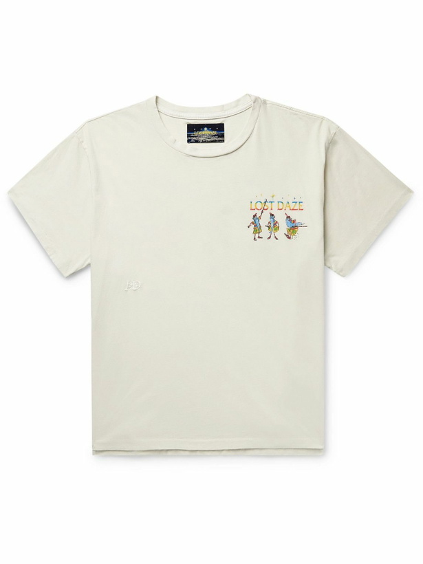 Photo: Lost Daze - Wizard Logo-Print Cotton-Jersey T-Shirt - Multi