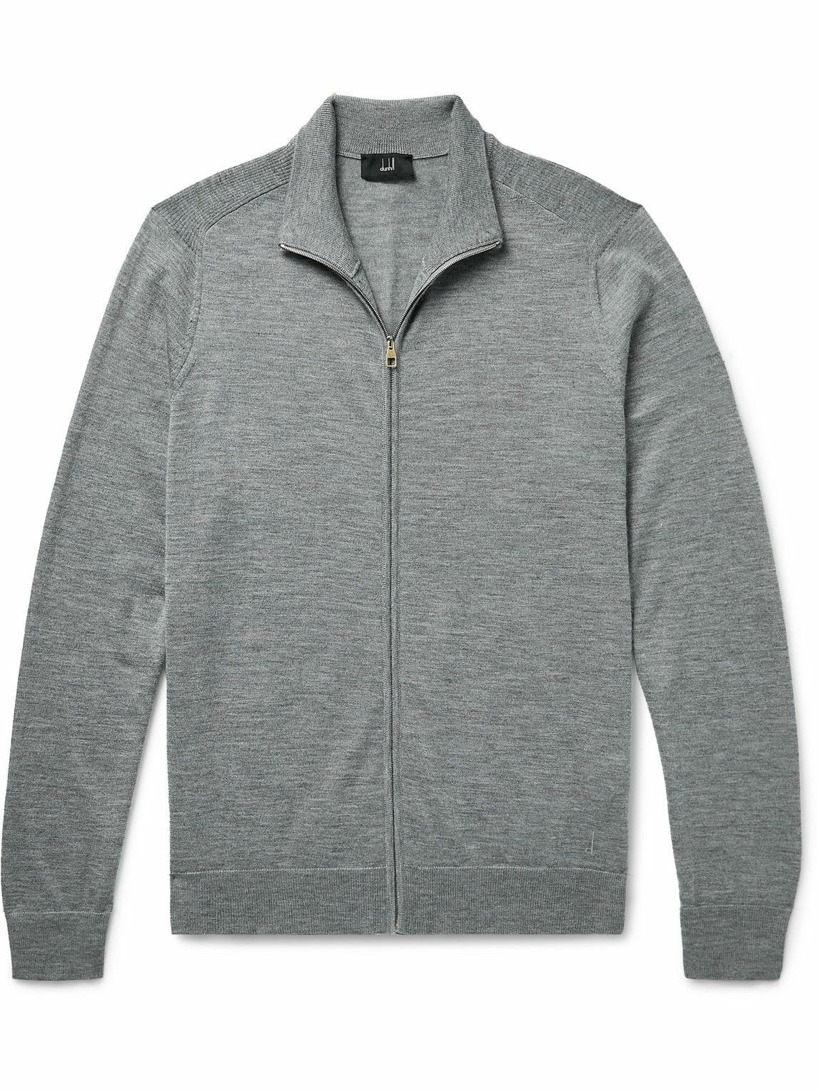 Dunhill - Cashmere Zip-Up Cardigan - Gray Dunhill