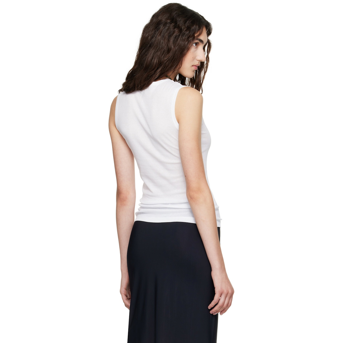 FLORE FLORE White Esmé LW Tank Top