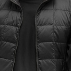 Taion Men's High Neck Zip Down Vest in Black