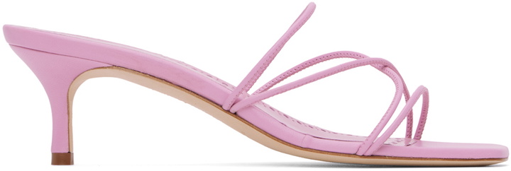 Photo: Manolo Blahnik Pink Ninfemu Mules