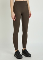 ON Studio Stretch-jersey Cropped Leggings Brown