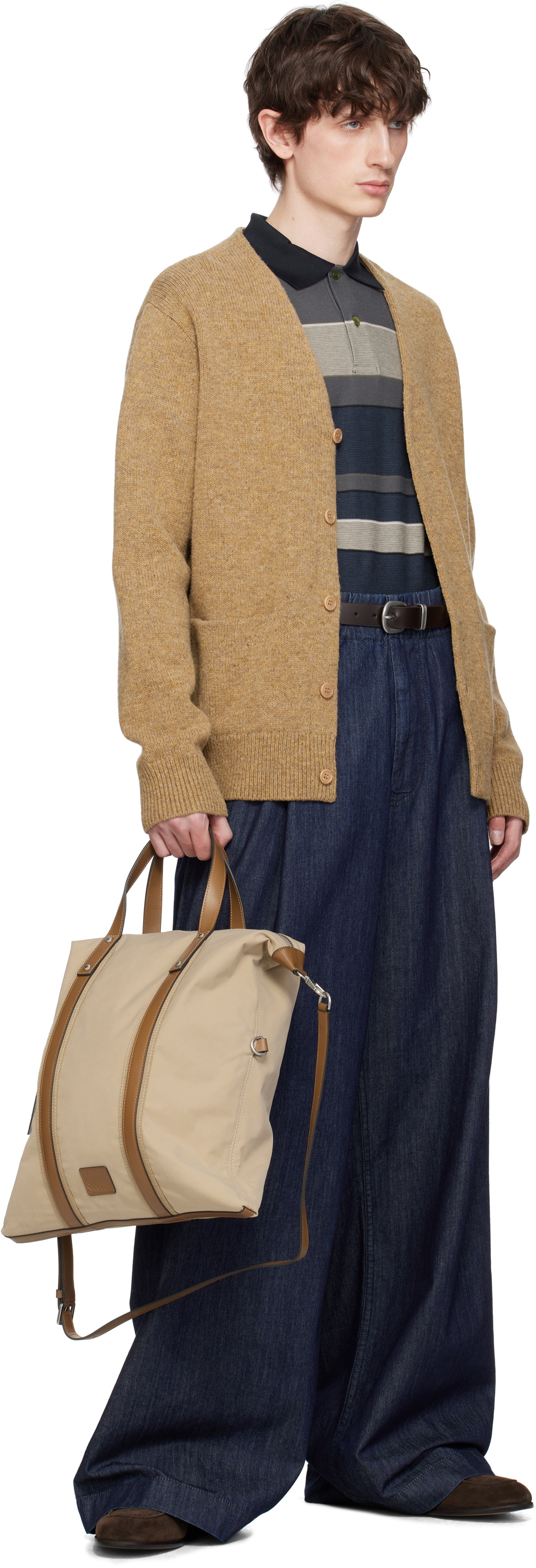 Paul Smith Khaki Duffle Tote