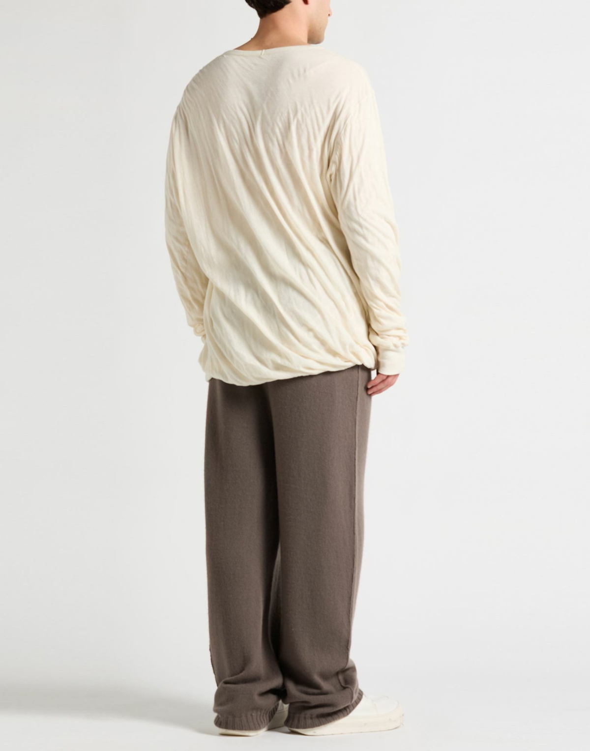 Rick Owens Mens T-shirt Cream