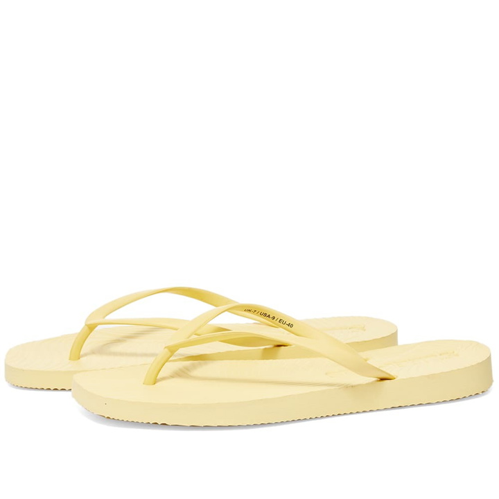 Photo: Sleepers Tapered Signature Flip Flop in Mellow Yellow