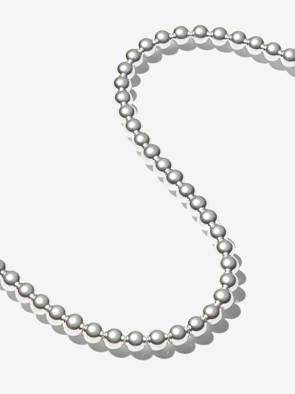 Le Gramme Sterling Silver Le 51g Polished Bead Necklace