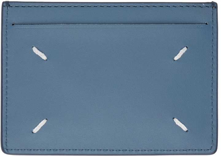 Photo: Maison Margiela Blue Leather Card Holder