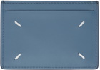 Maison Margiela Blue Leather Card Holder