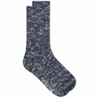 Universal Works Men's Slub Sock in Navy