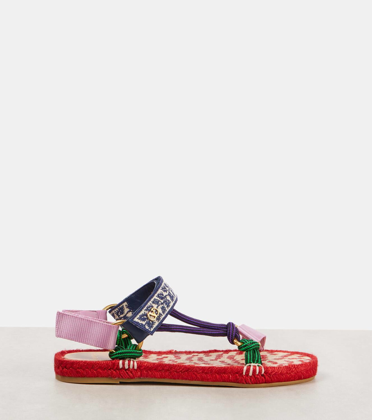 Valentino Garavani Lake Powell crochet-trimmed sandals