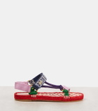 Valentino Garavani Lake Powell crochet-trimmed sandals