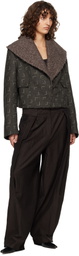 Kiko Kostadinov Brown Mimi Trousers