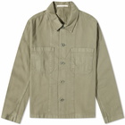 Norse Projects Men's Tyge Broken Twill Jacket in Dried Sage Green