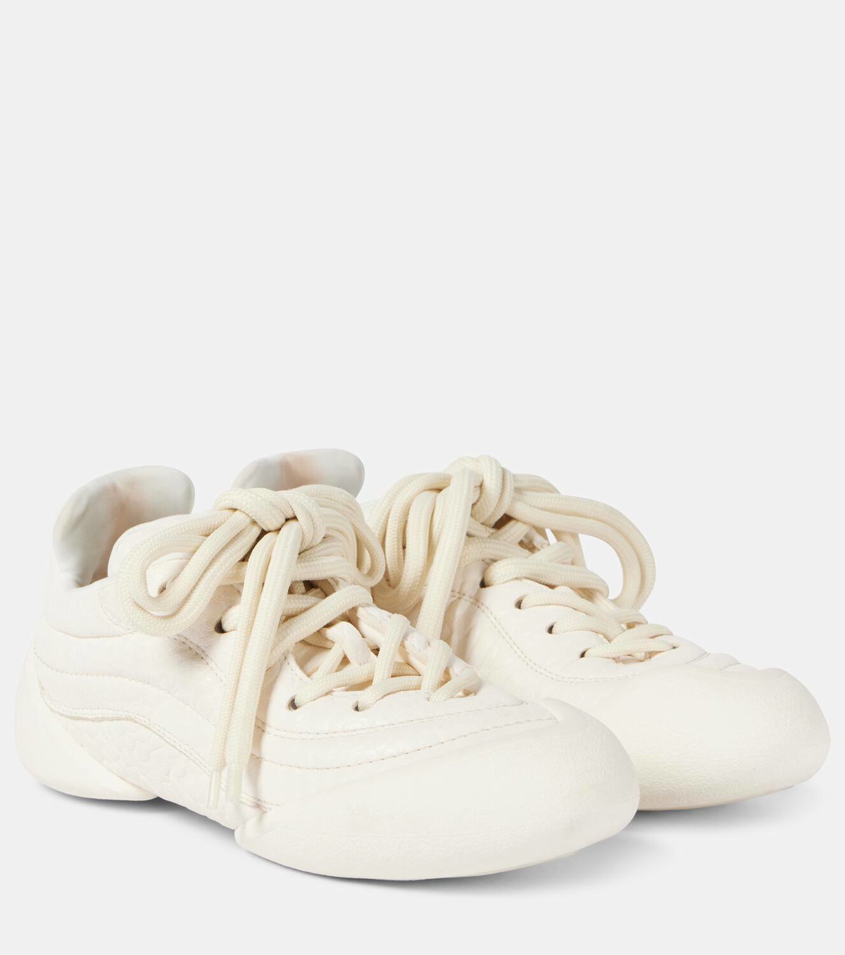 スニーカー ALEXANDER MCQUEEN FLEXION LEATHER SNEAKER Alexander McQueen Flexion Sneakers | White | FARFETCH