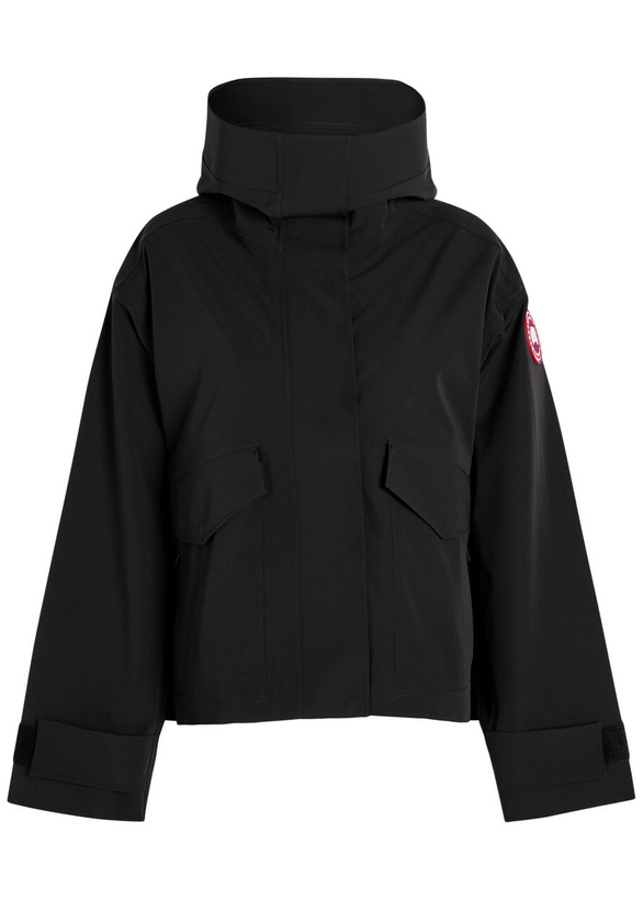 Photo: Canada Goose Tofino Hooded Rain Jacket Black