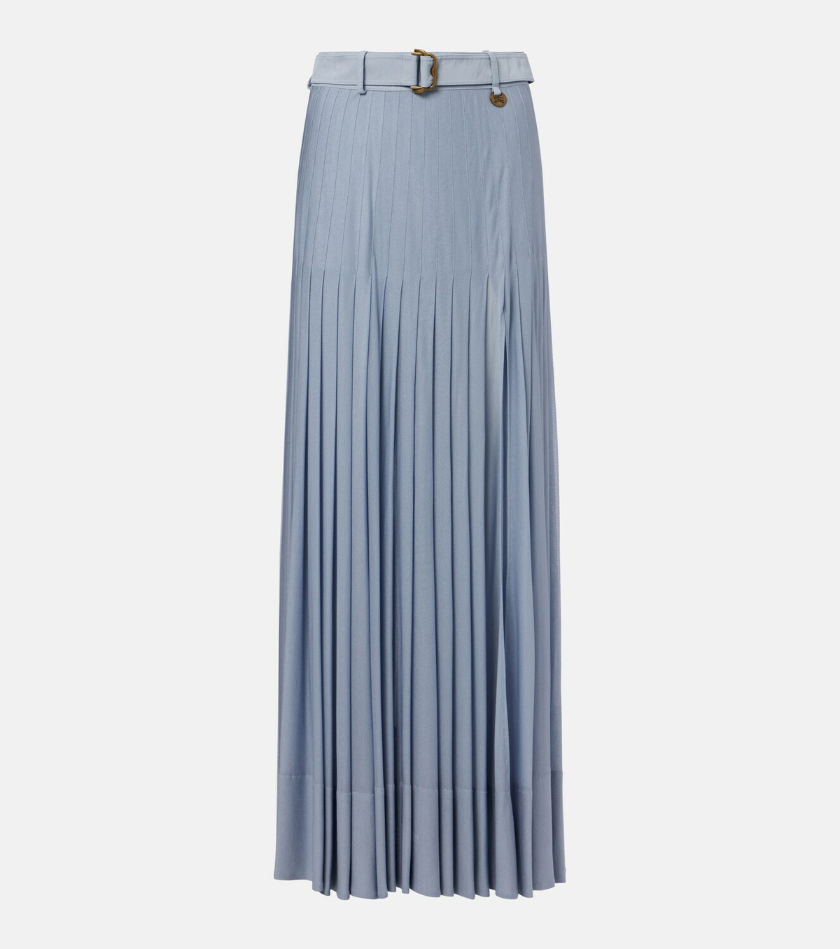 Burberry Belted pleated maxi skirt