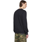 Dolce and Gabbana Navy Tape Logo Sweatshirt