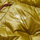 Gramicci x Nanga Packable Down Jacket in Lime