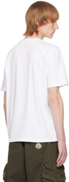 Moncler White Patch T-Shirt