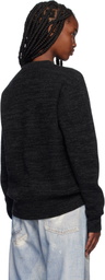 Études Black Regular Round Neck Sweater
