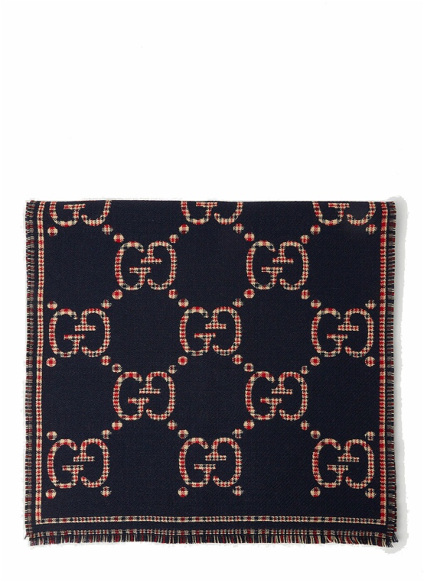 Photo: Gucci - GG Scarf in Navy