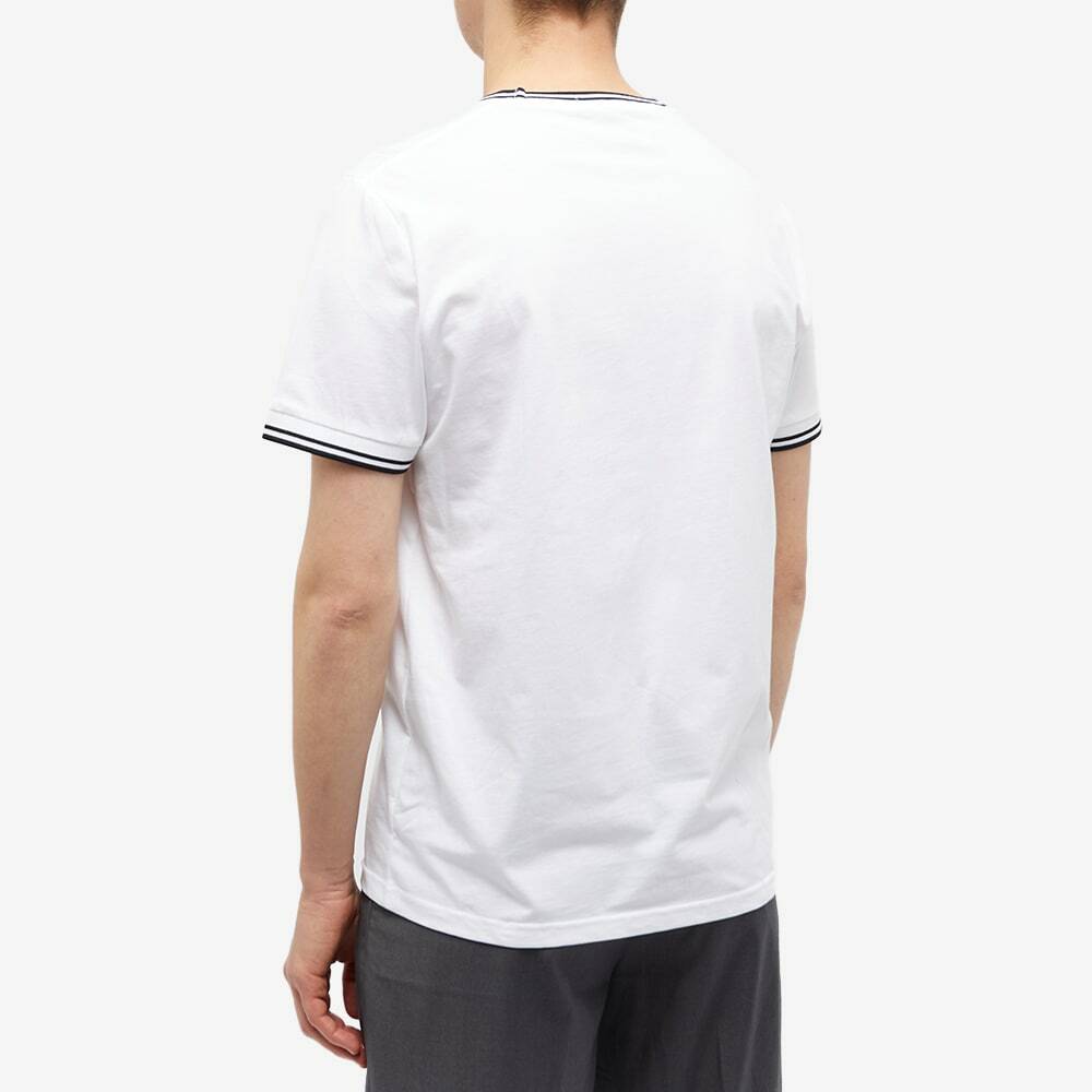 Fred Perry Authentic Men's Twin Tipped T-Shirt in White