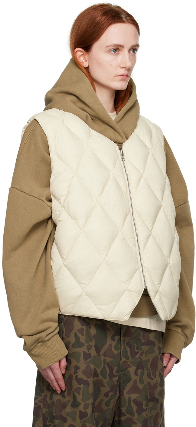 Stüssy Off-White Reversible Down Vest