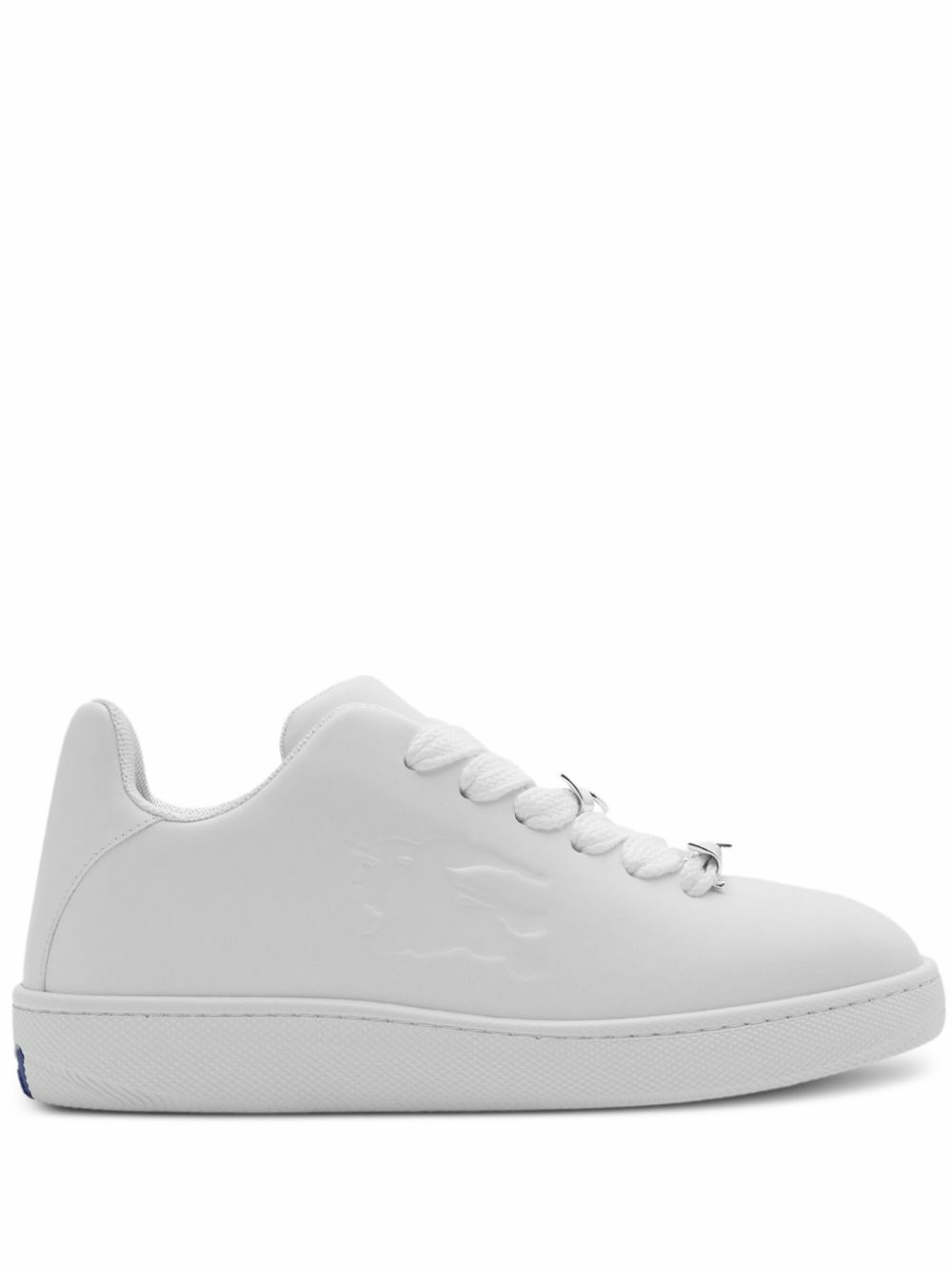 Burberry White Leather Box Low-Top Sneakers Burberry