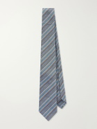 Missoni - 7cm Crochet-Knit Silk Tie - Blue