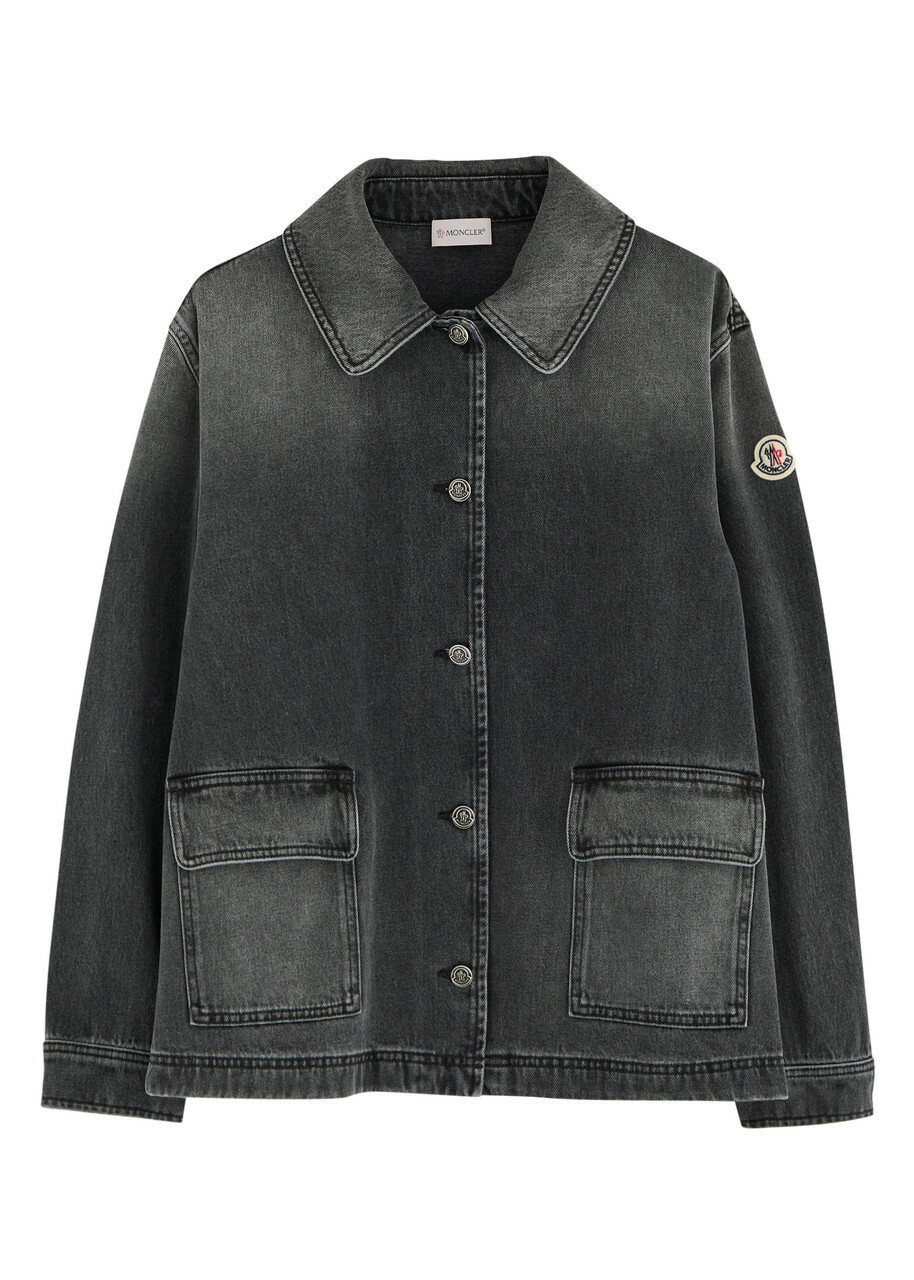 Moncler Faded Denim Jacket