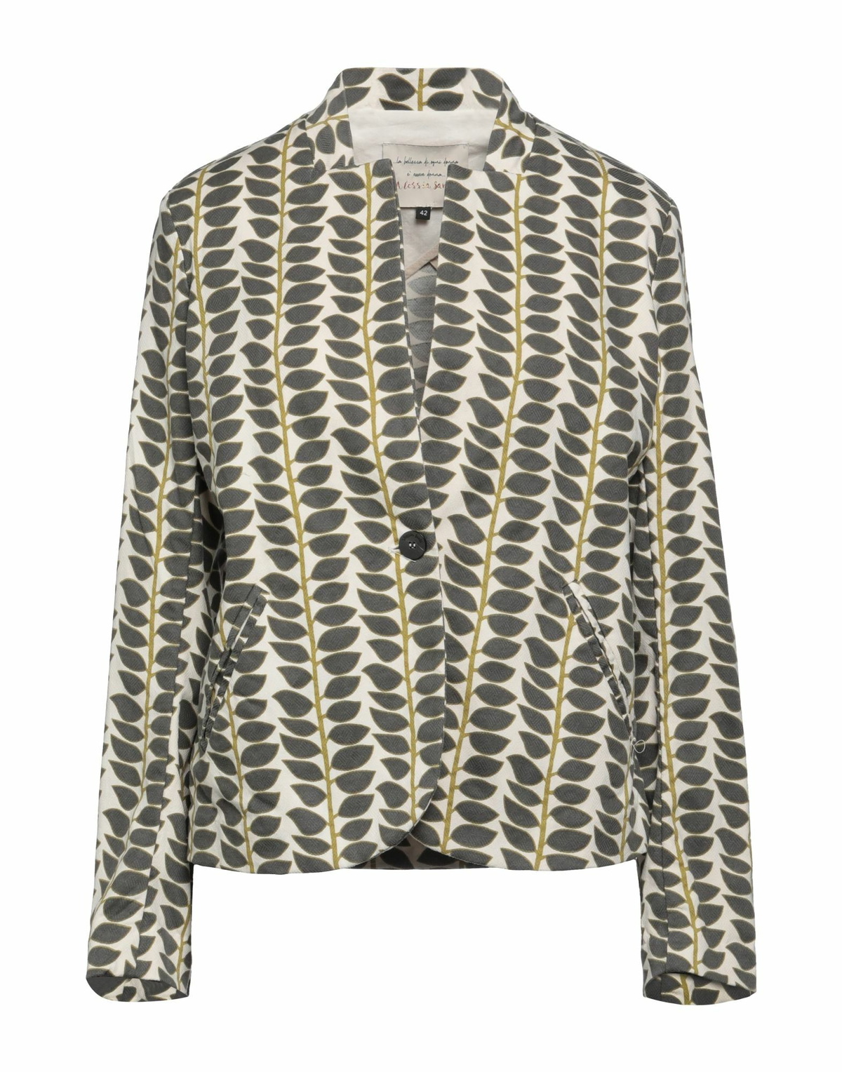 Alessia Santi Womens Blazer Ivory