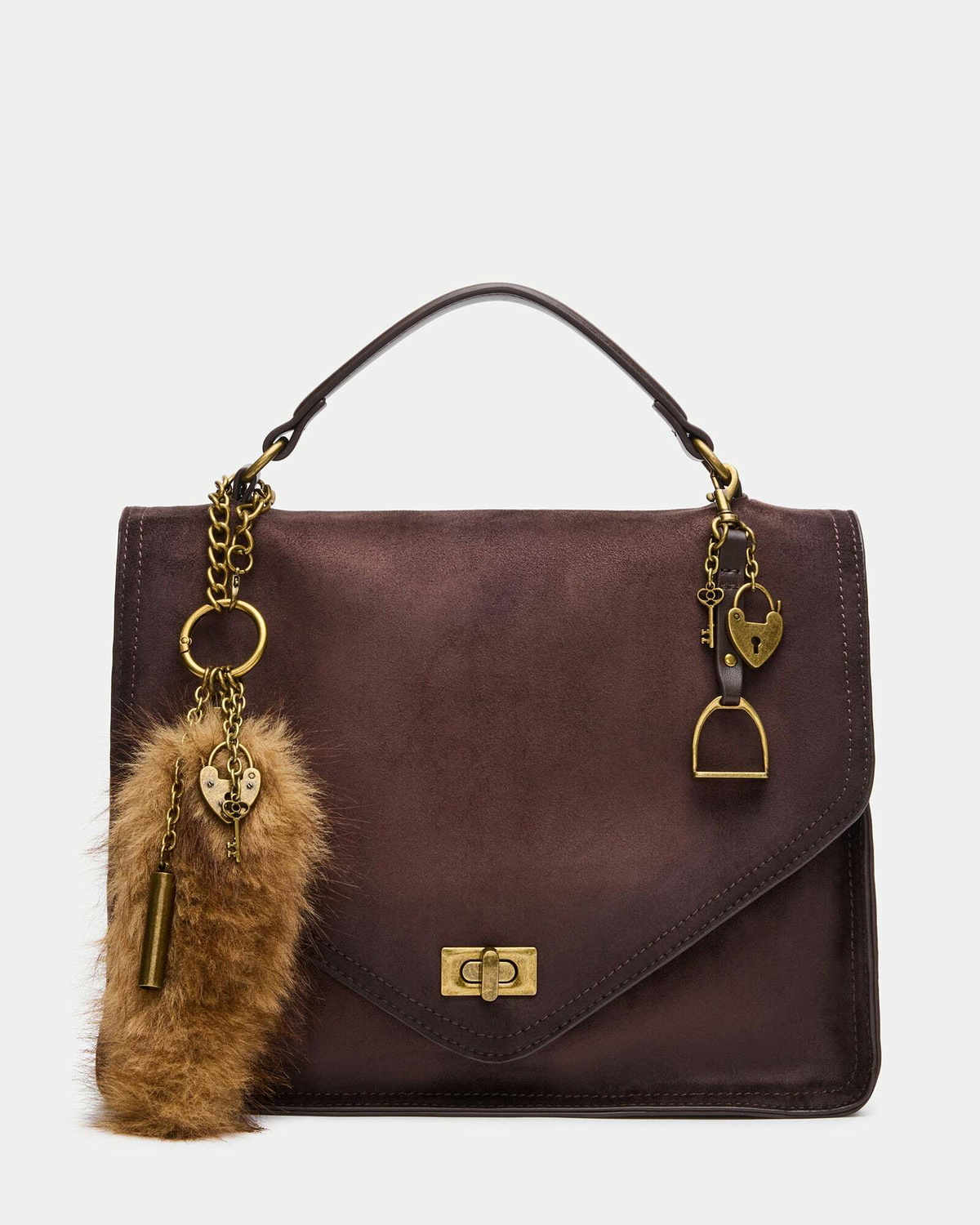 Steve Madden Btheia-S Bag in Chocolate Fabric