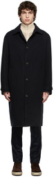 Loro Piana Navy Bigli Coat