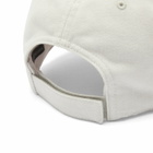 Balenciaga Men's Logo Cap in Dirty White