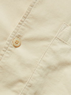 NN07 - Julio Convertible-Collar Cotton-Corduroy Shirt - Neutrals